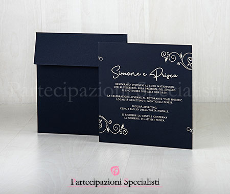 Partecipazione Blu Navy e Platino