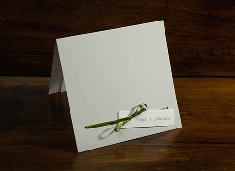 Partecipazioni Eleganti, Quadrate in grigio tortora