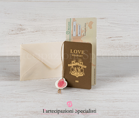 partecipazioni originali tema viaggio stile vintage