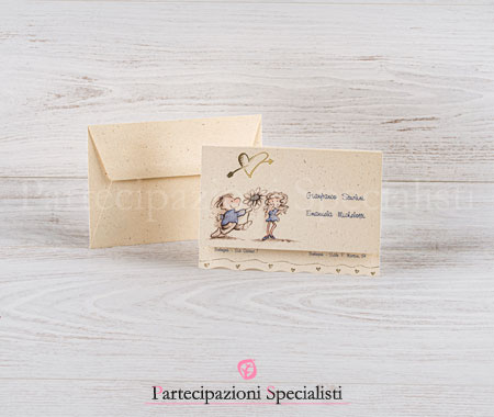 Partecipazioni Spiritose con disegni Bruno Bozzetto