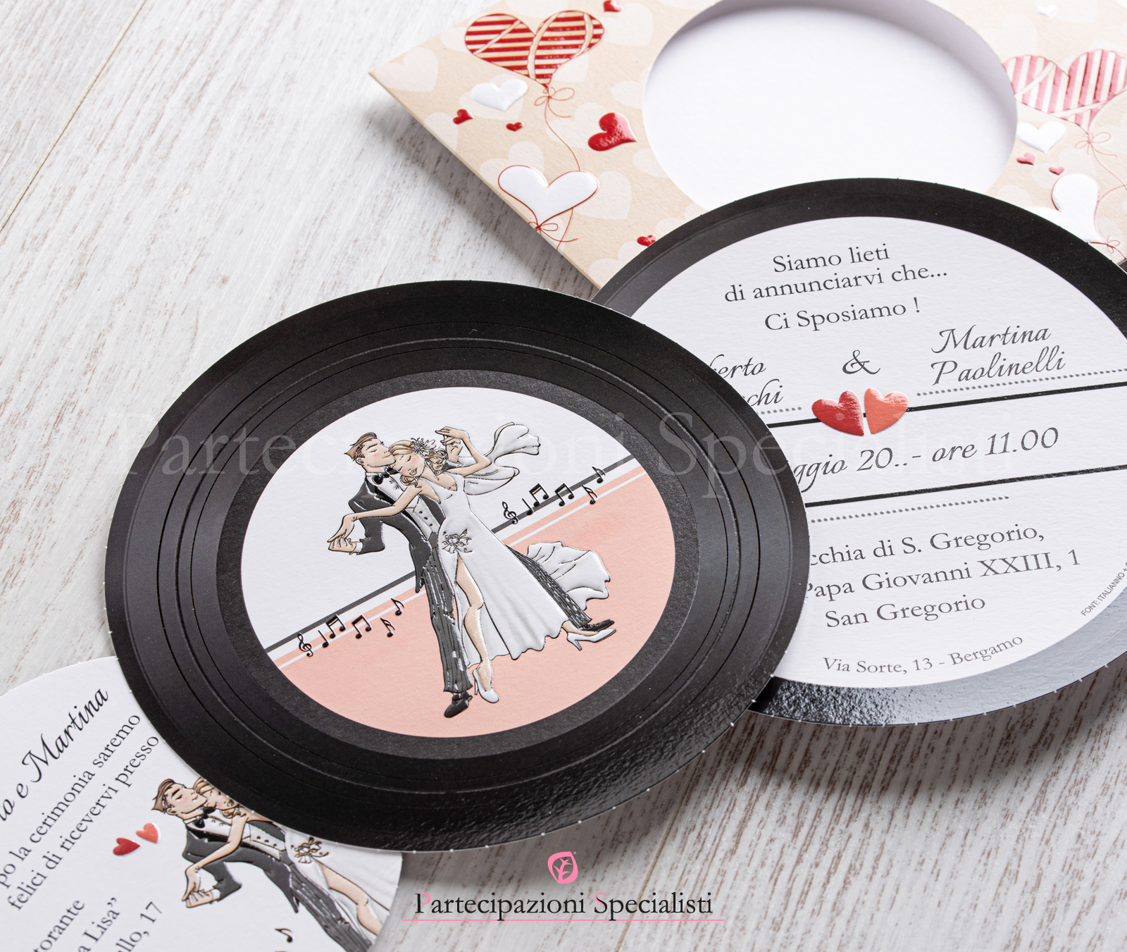 Partecipazioni matrimonio da personalizzare e stampare