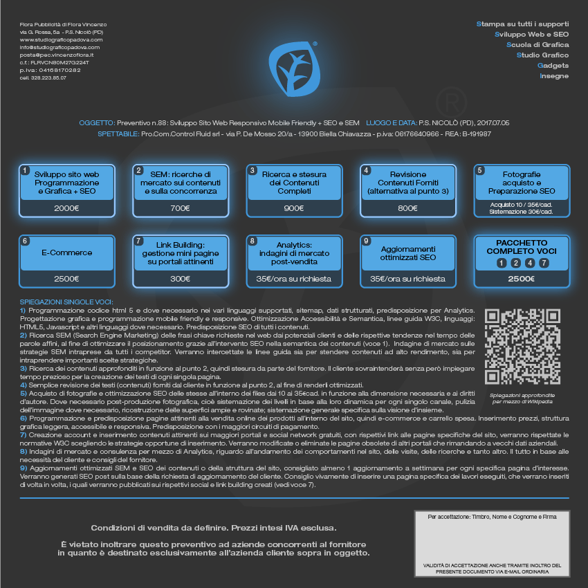Preventivo Realizzazione Siti Web