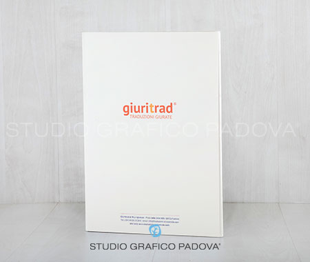 Cartelline Personalizzate Bianche con Dorso da 5mm