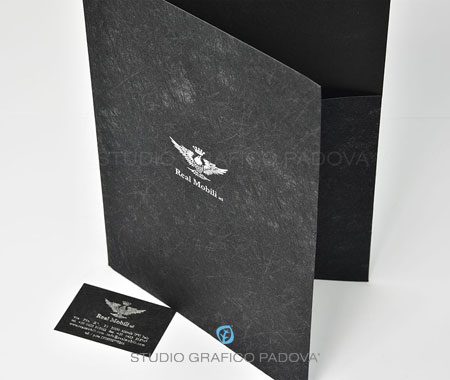 Cartelline Personalizzate Cartoncino Nero